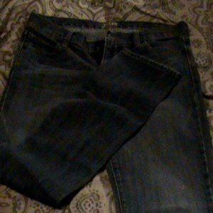Old Navy, The Diva, straight leg jeans, size 8 regular, blue denim